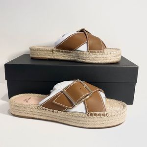 J.Crew Buckle Cross-strap Espadrilles Slide